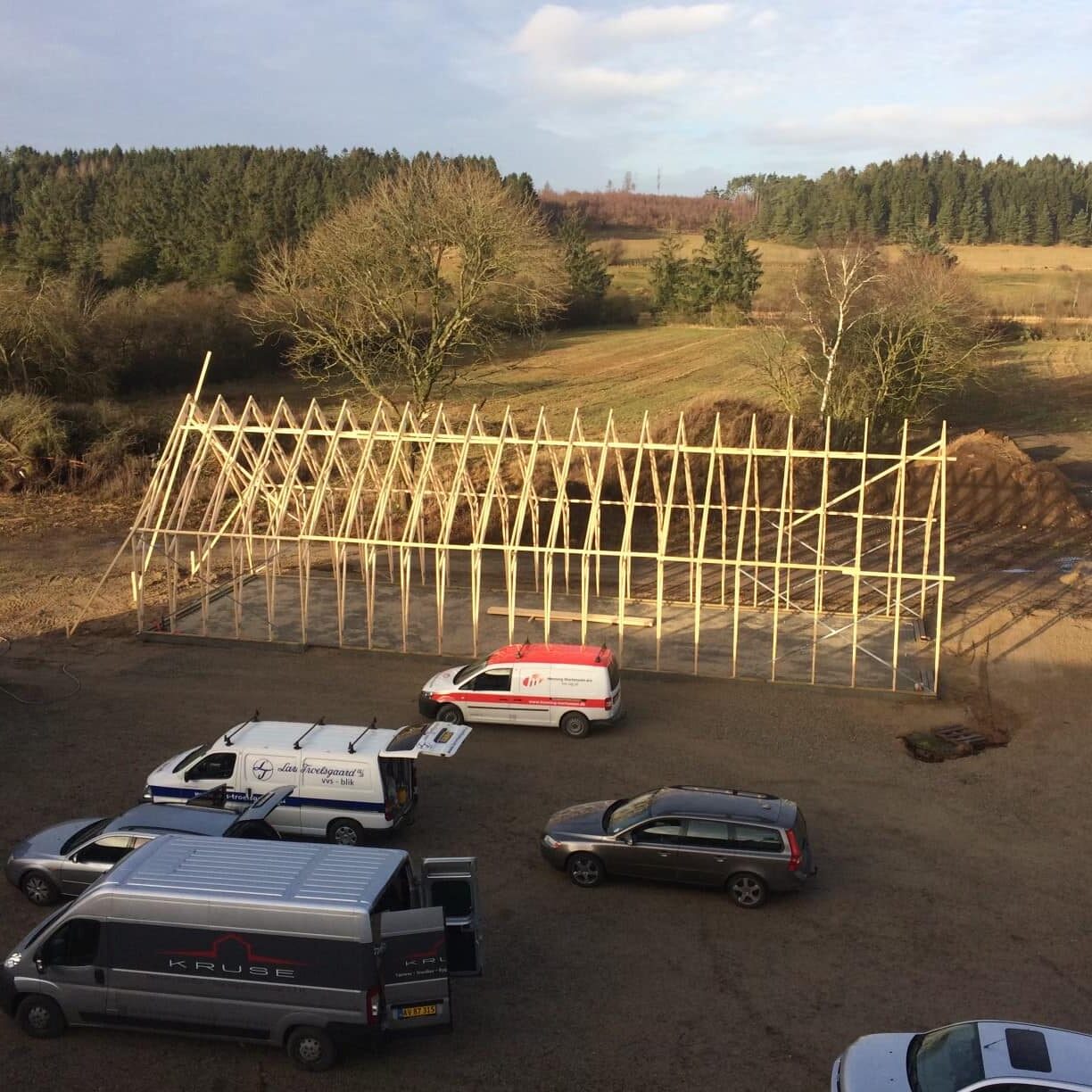Færdig carport ved bolig