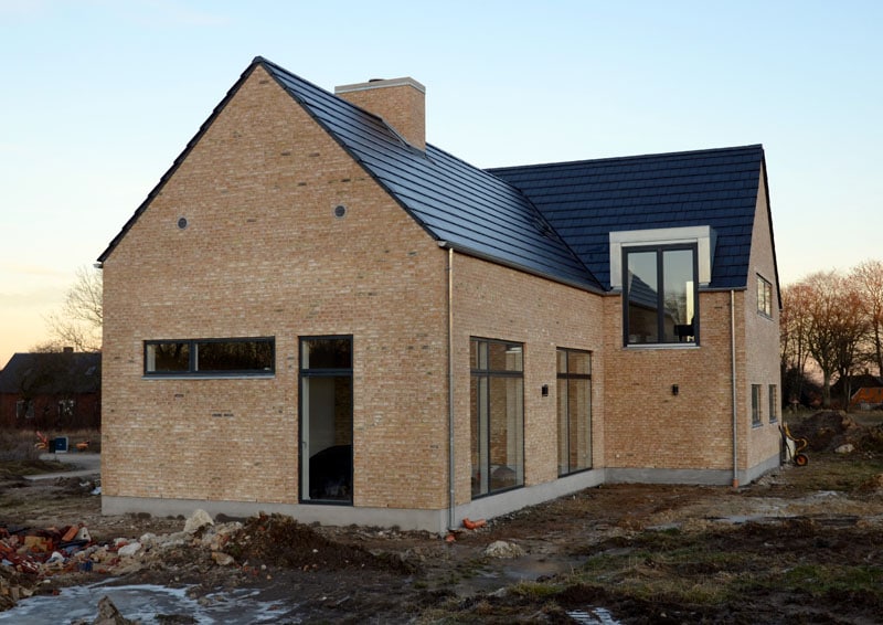 Tag og facade udført af Krusebyg
