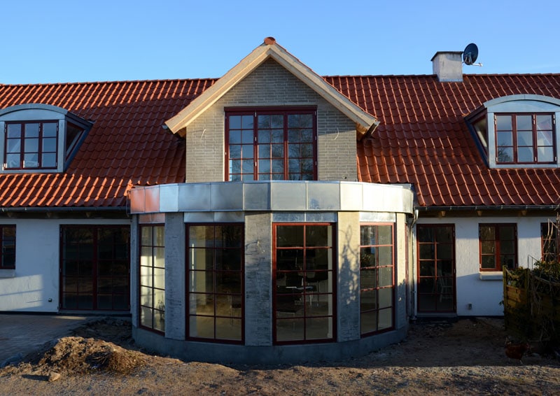 Tag og facade udført af Krusebyg