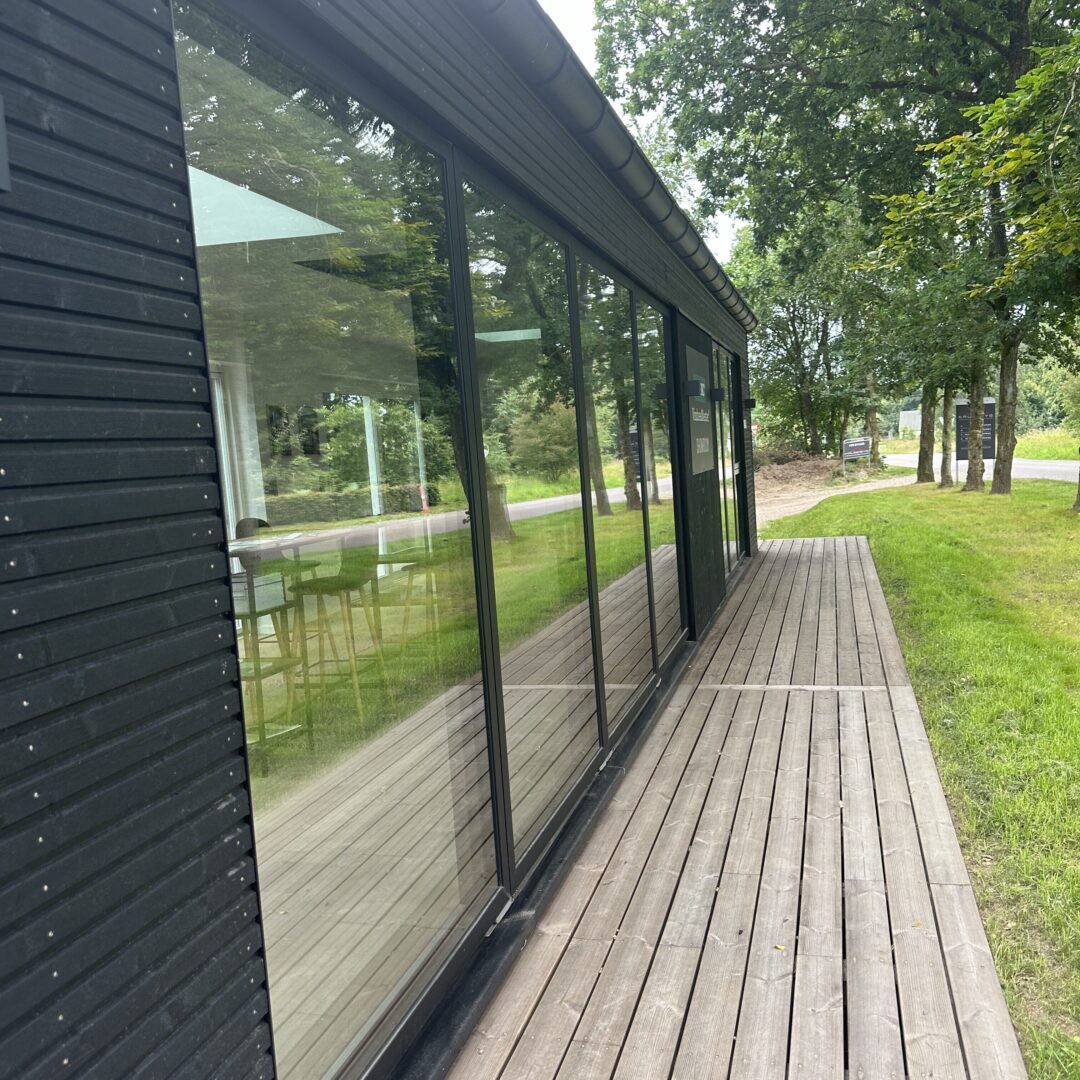 Havestue under opførelse
