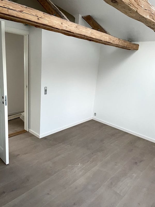 Inde i huset udført af Krusebyg