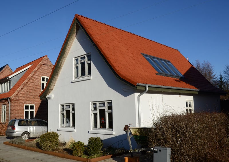 Tag og facade udført af Krusebyg