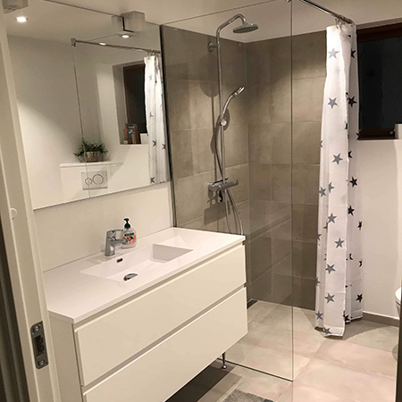 Badeværelset efter renovering